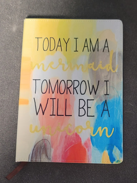 Mermaid unicorn journal