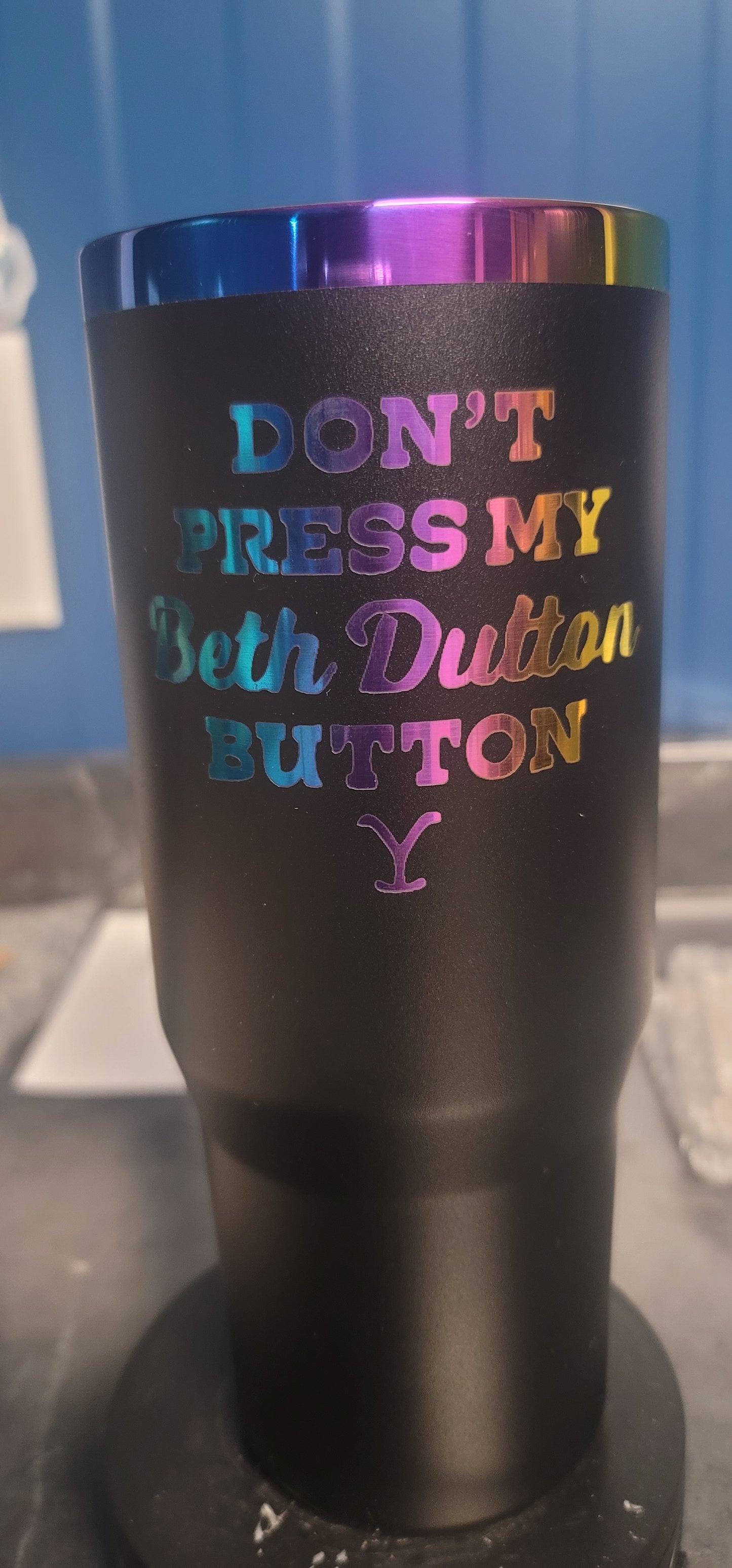 Beth Dutton Button tumbler
