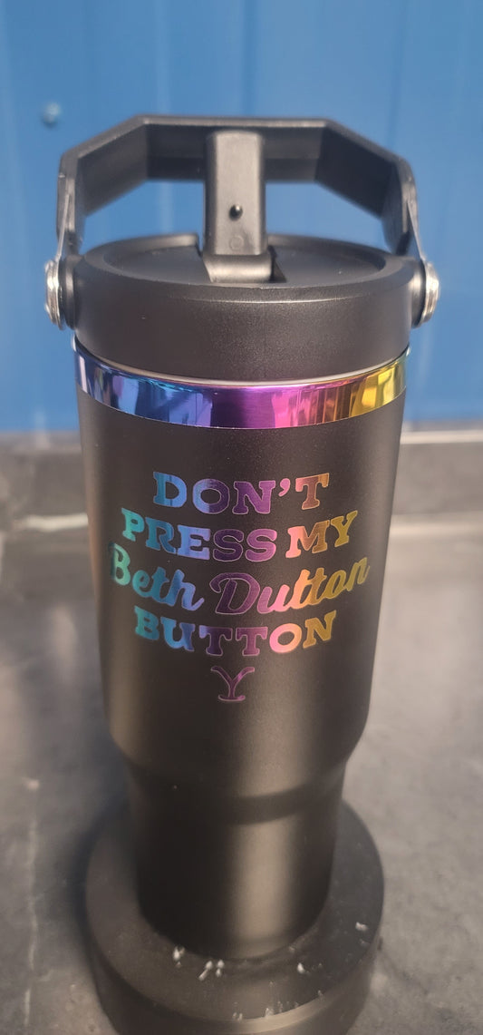 Beth Dutton Button tumbler