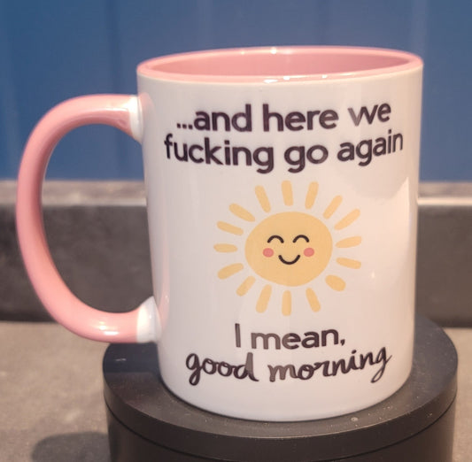 Good morning coffee mug