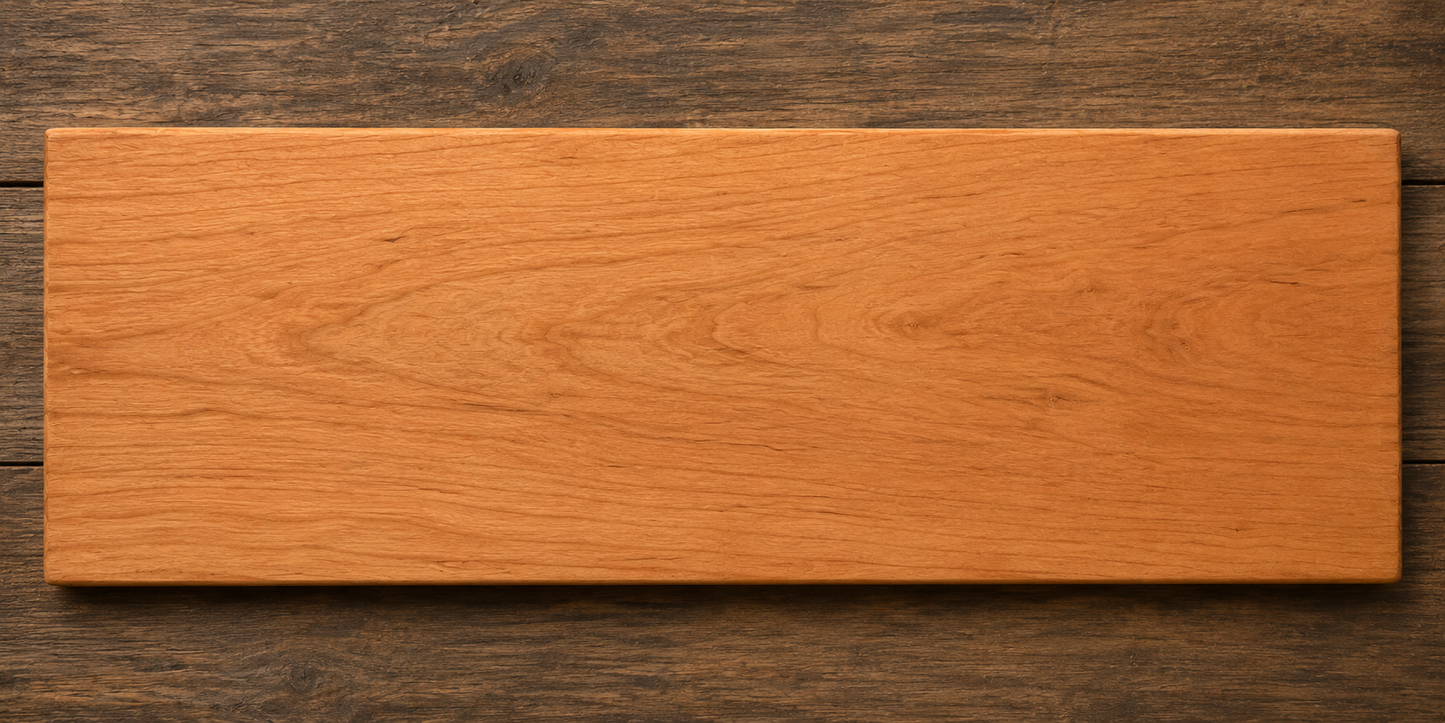 Personalized Cherry Wood Sign | Custom Etched 16x6 Wall Art