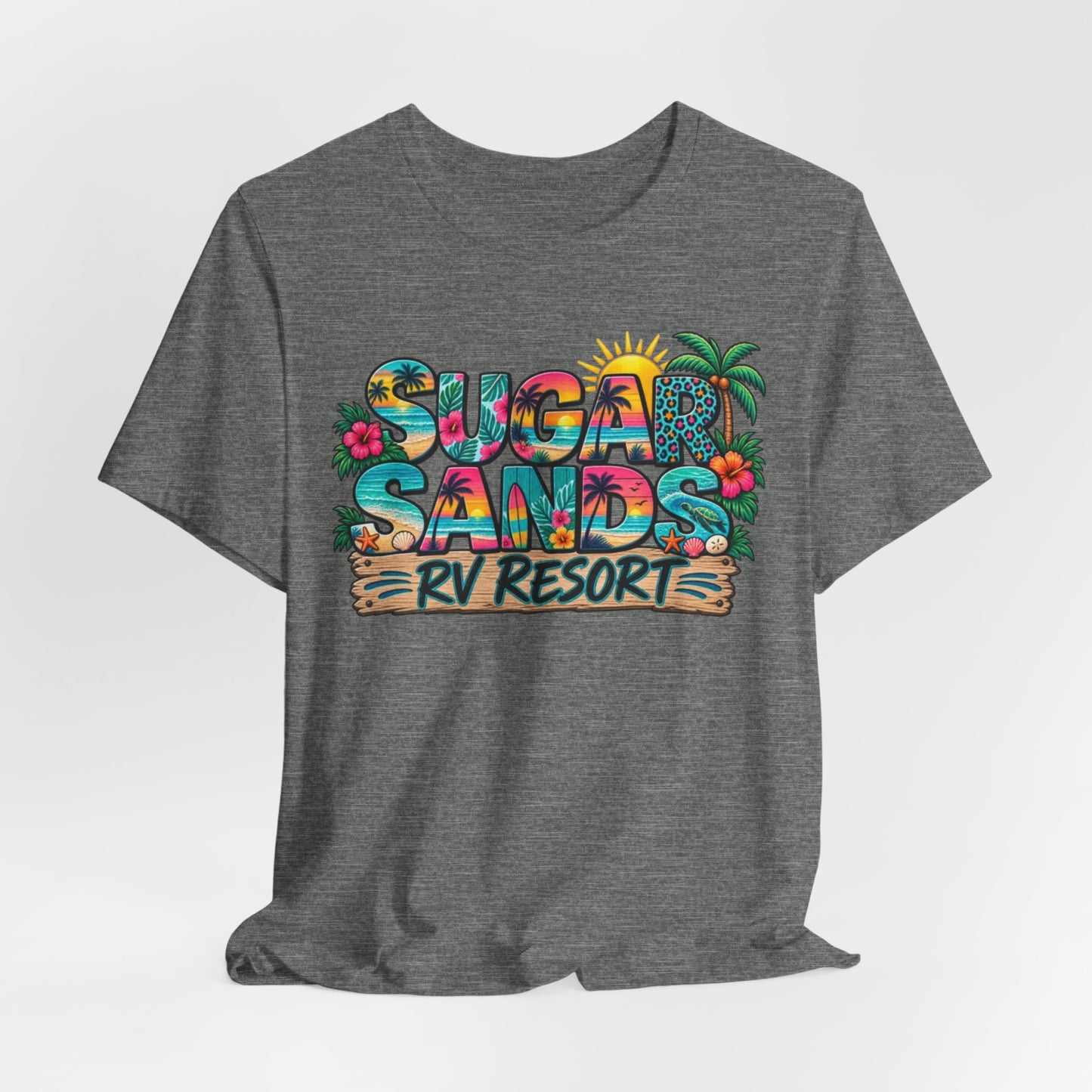 Sugar Sands RV Resort Tee – Tropical Beach Vacation Shirt