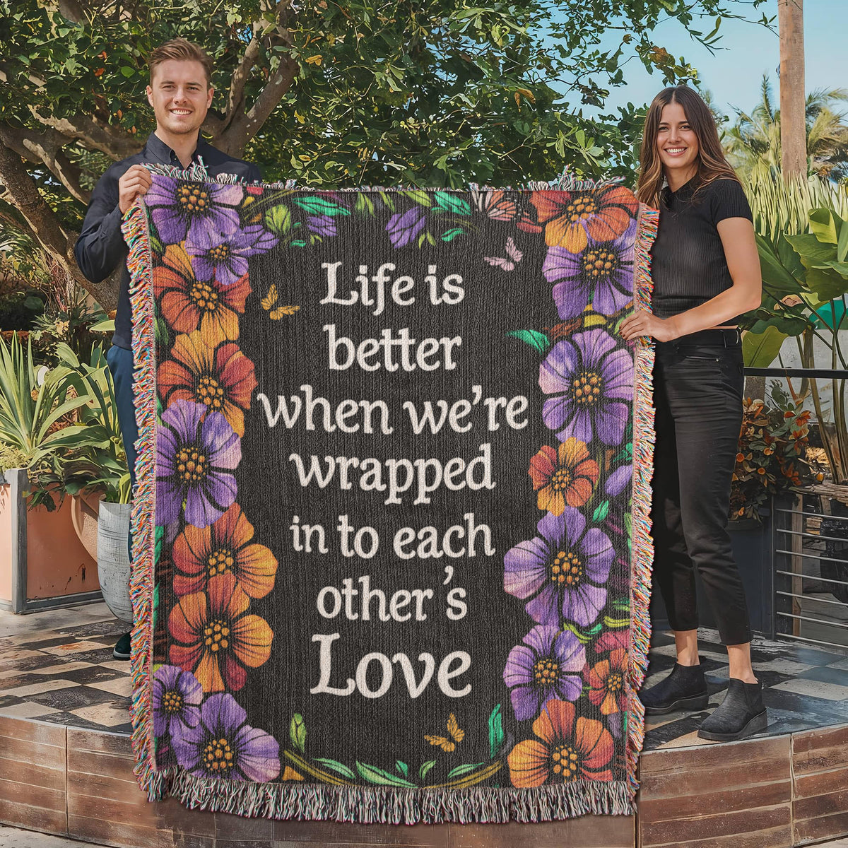Life is Better With You - Heirloom Blanket