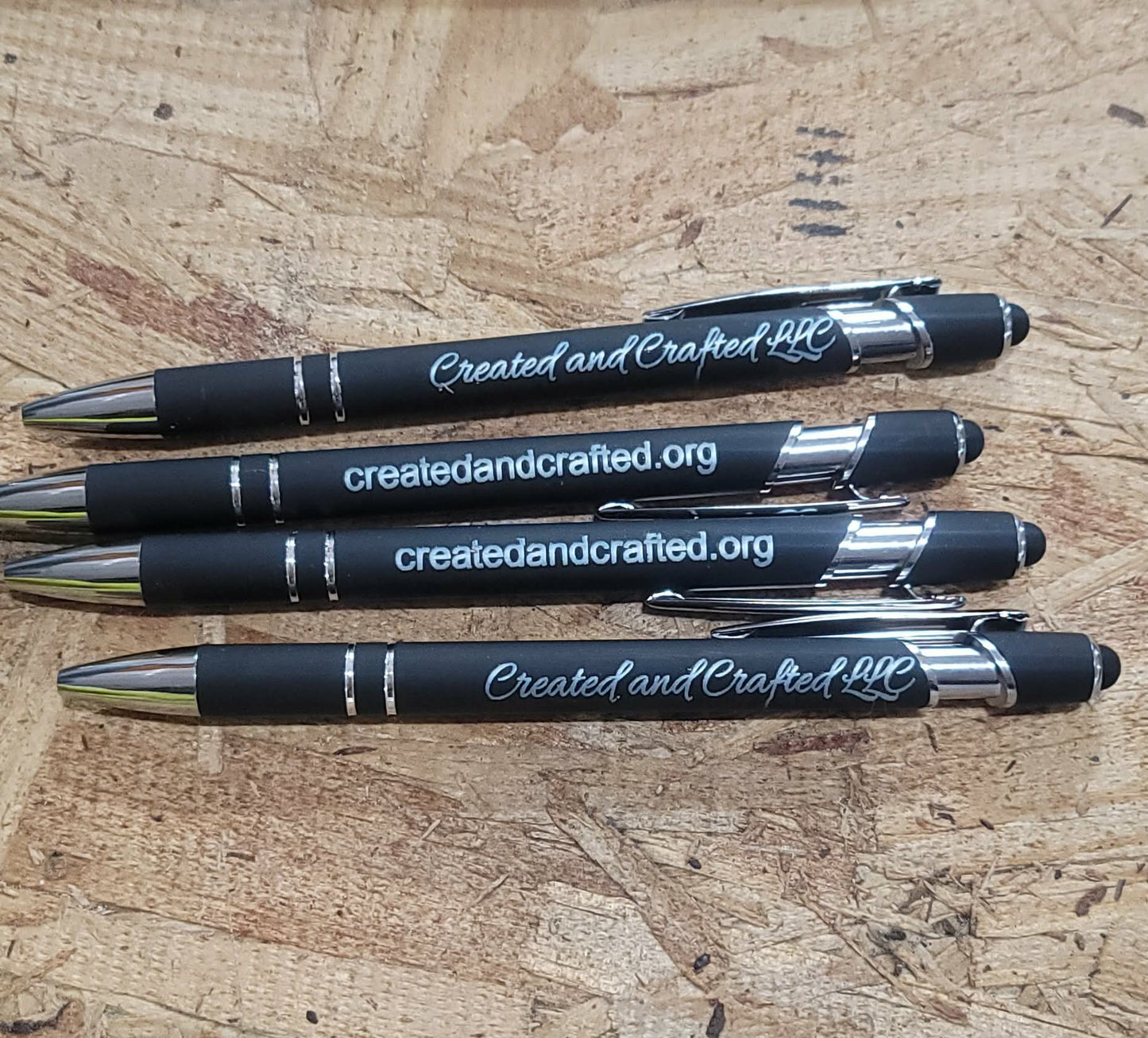 Personalized Laser Engraved Pen – Custom Name Stylus Tip Ballpoint Gift