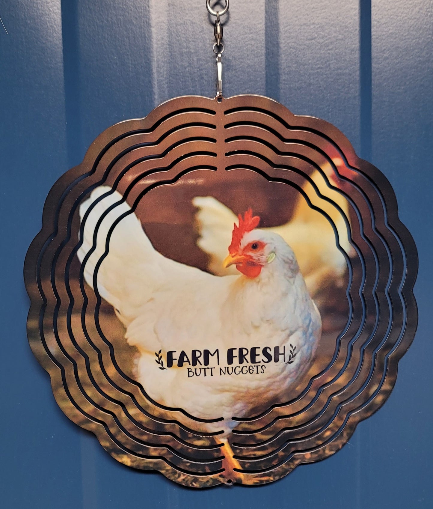Butt nugget wind spinner