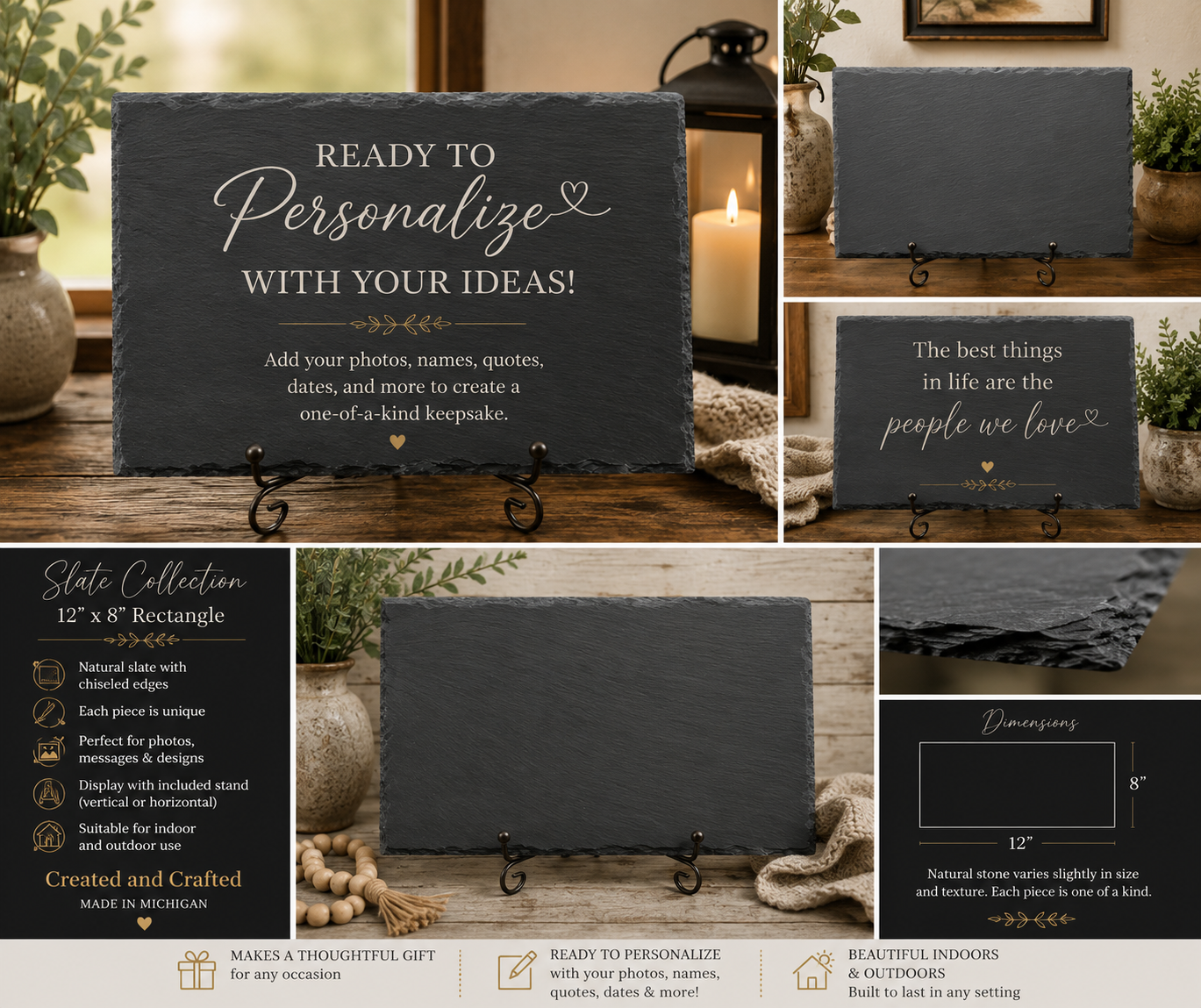Personalized Etched Slates