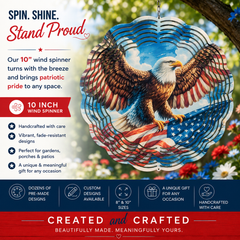 Eagle wind spinner
