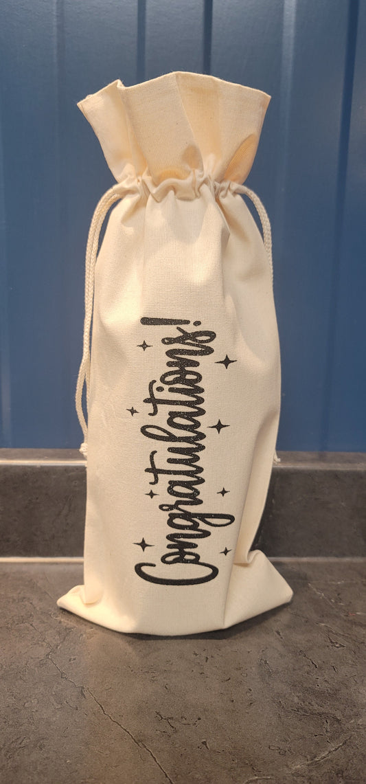 Congratulations Wine Gift Bag