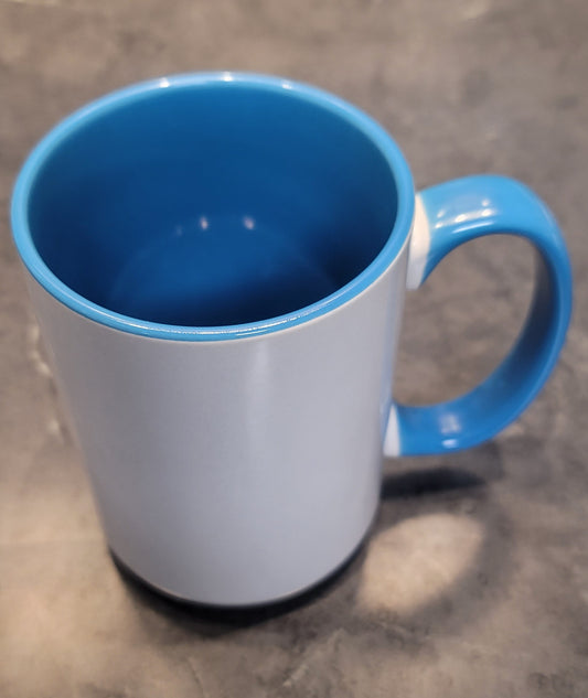 15 oz mug blue