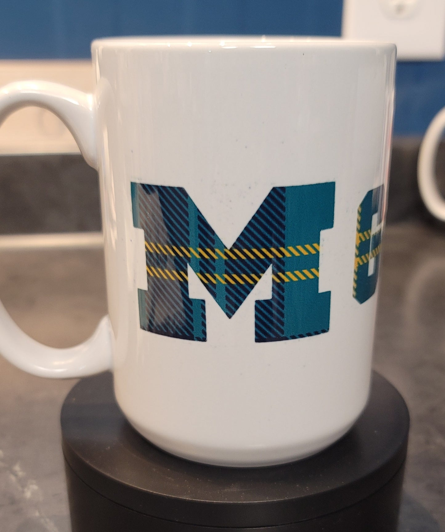 15 oz Go Blue mug