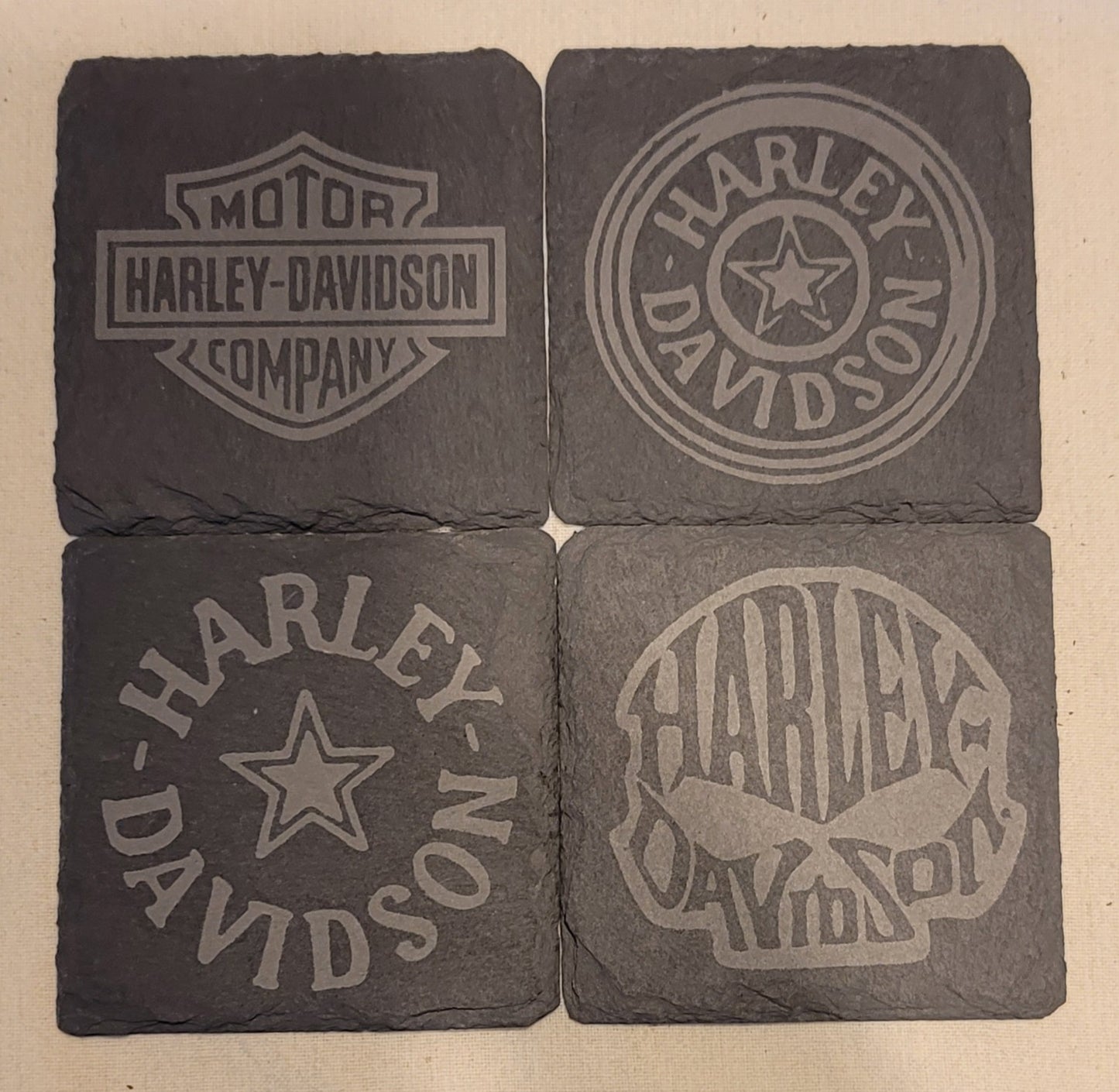 4x4 Harley Davidson coasters