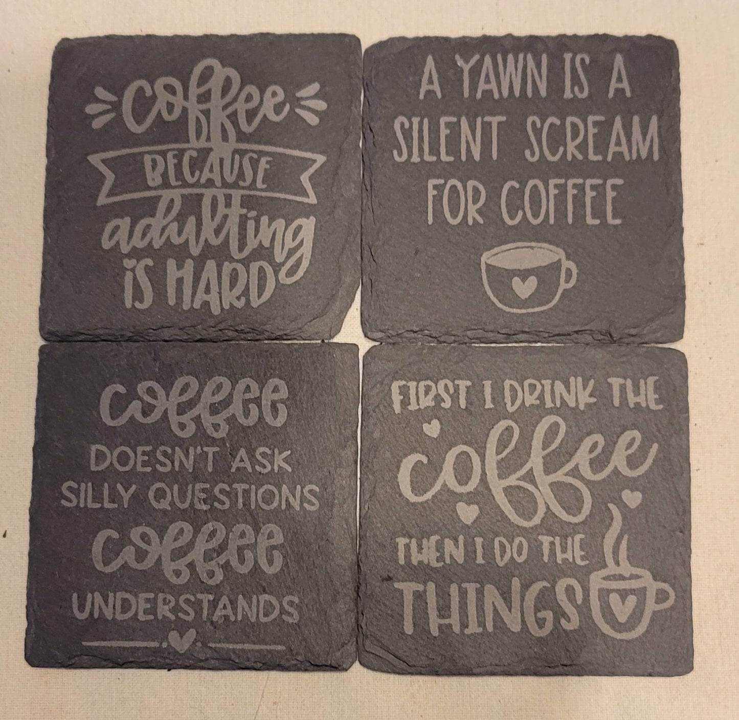 4x4 Coffee coasters