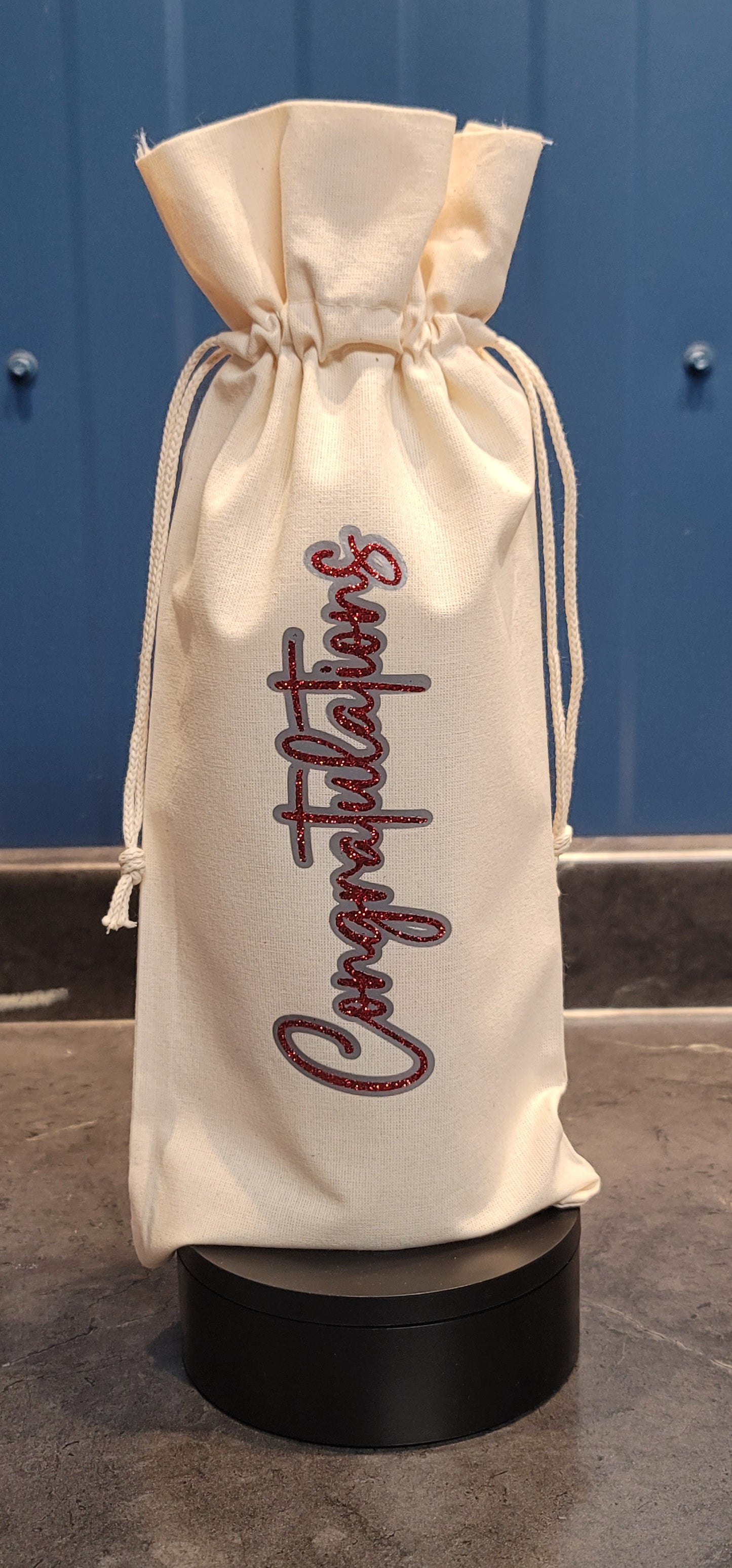 Congratulations wine bag