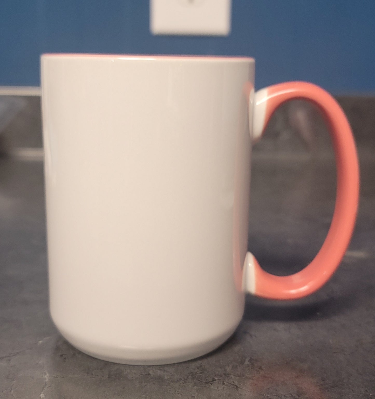 15 oz coffee mug pink