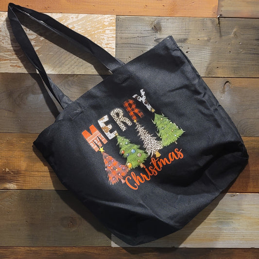 Black Christmas tree bag