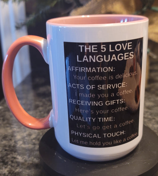 5 Love Languages mug