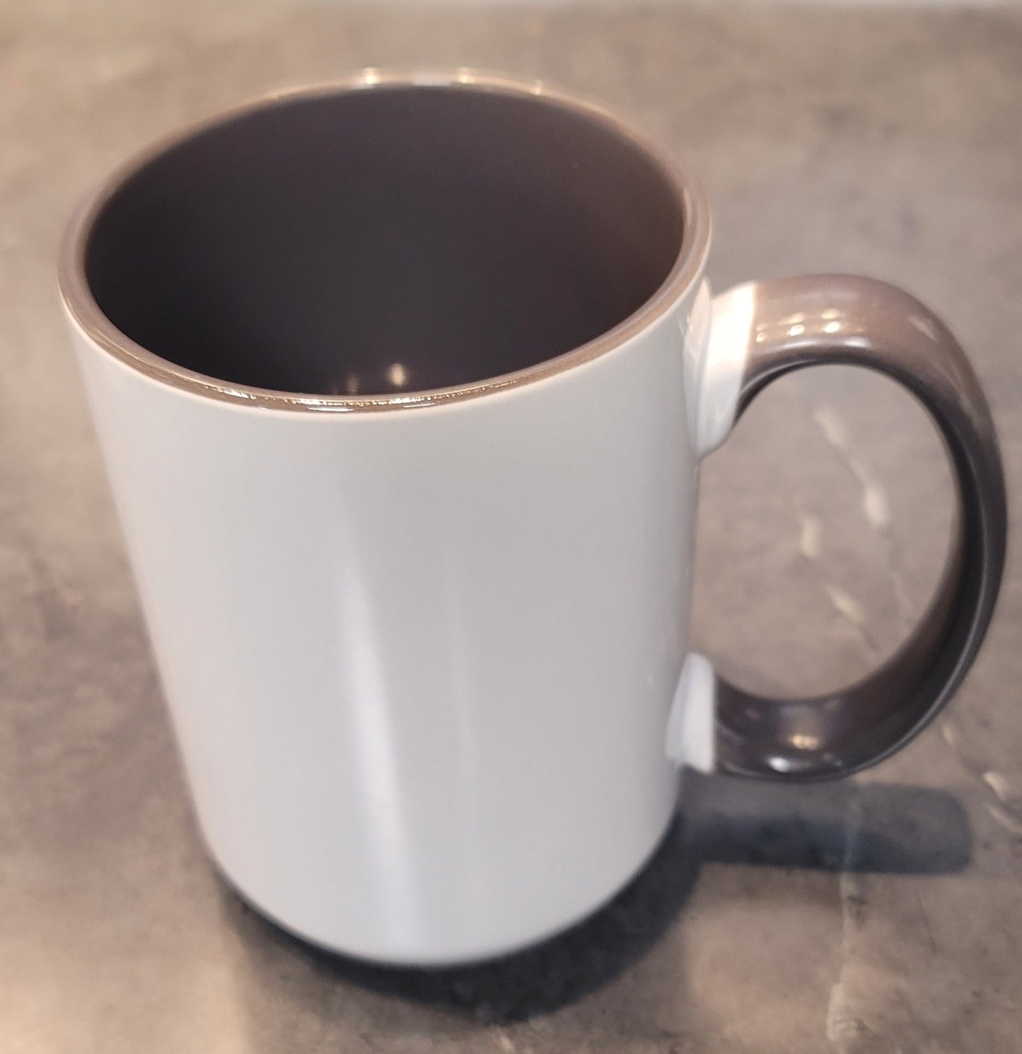 15 oz coffee mug gray