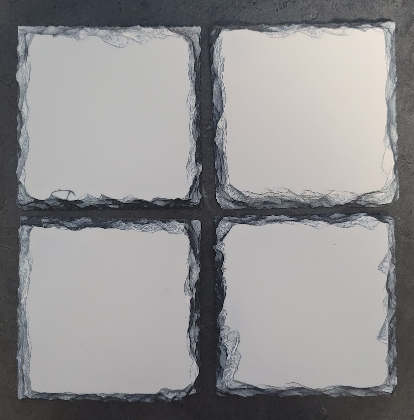 Sublimated slate coasters