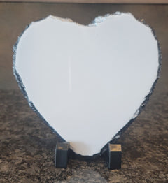 Heart photo slate