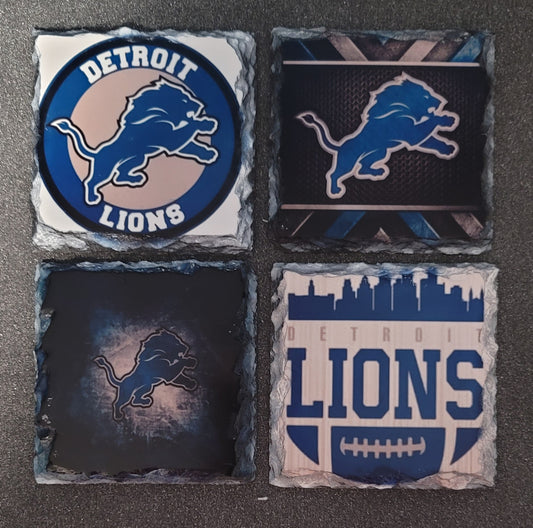 Detroit Lions Slate coasters