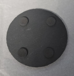 Set of 4 Slate coasters round