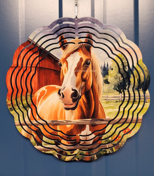 Horse wind spinner