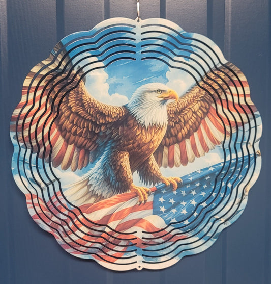 Eagle wind spinner
