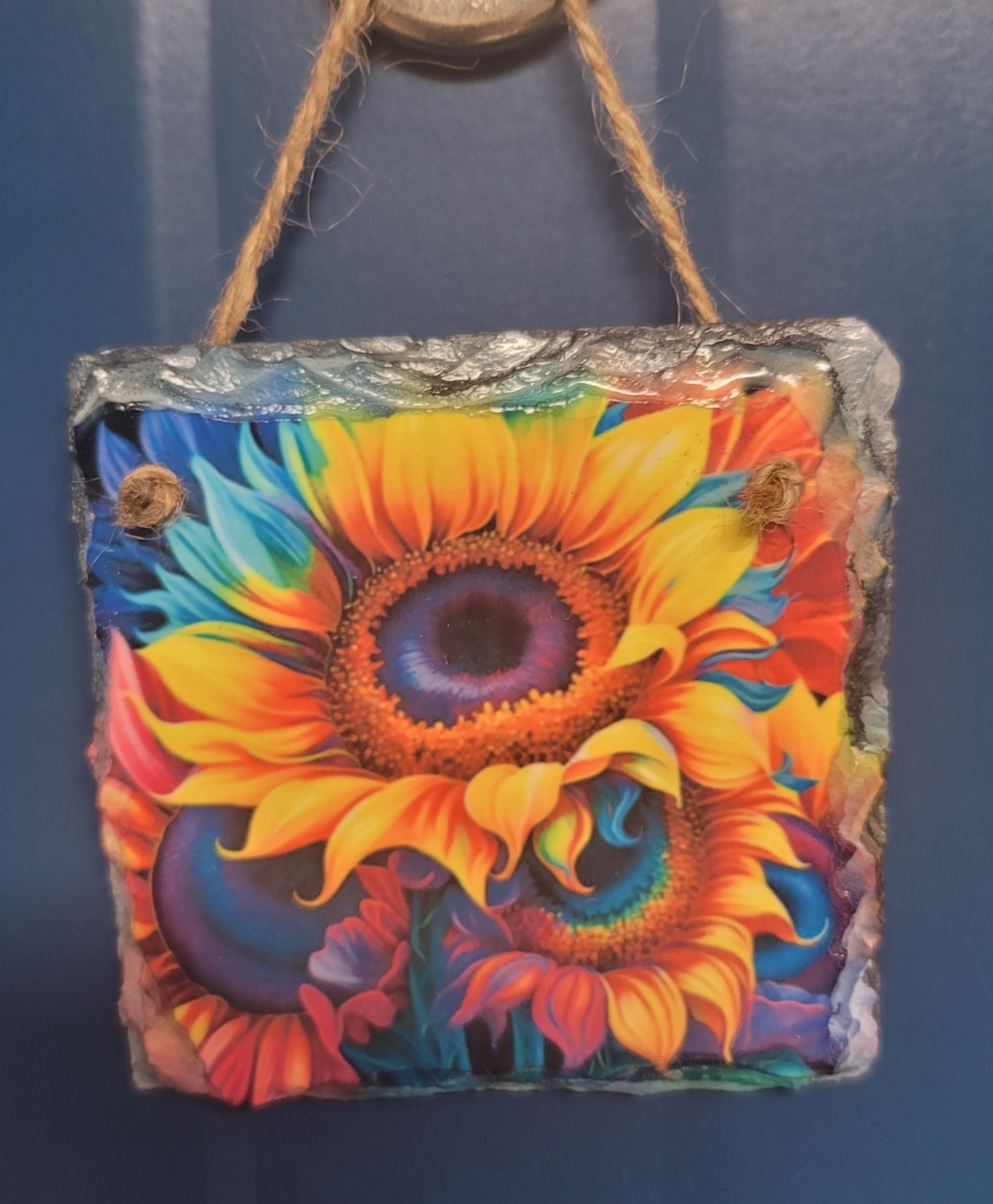 Sublimated slate little sunflowers