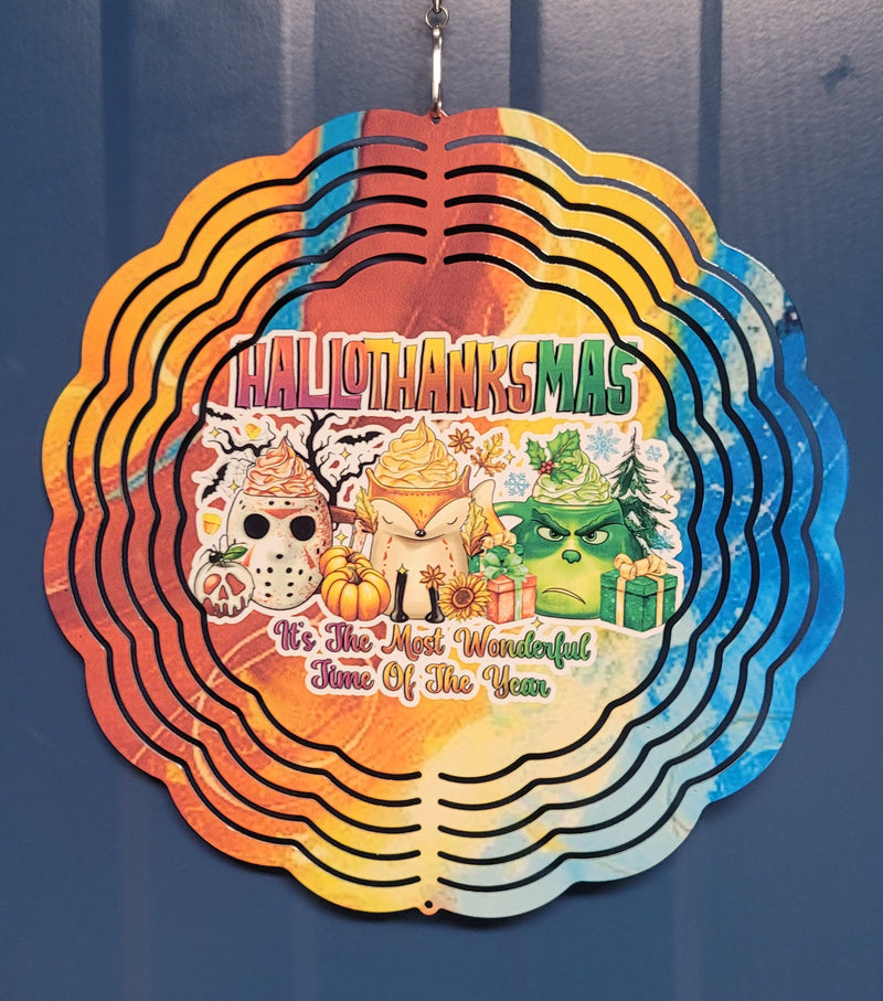 Hallothanksmas wind spinner