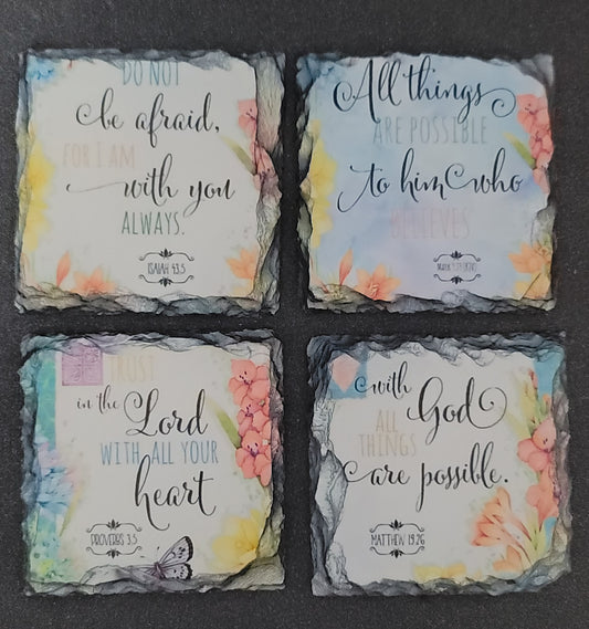 Verse sublimated slate set