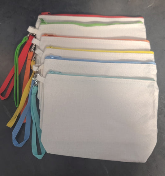 Zipper bag with detachable handle