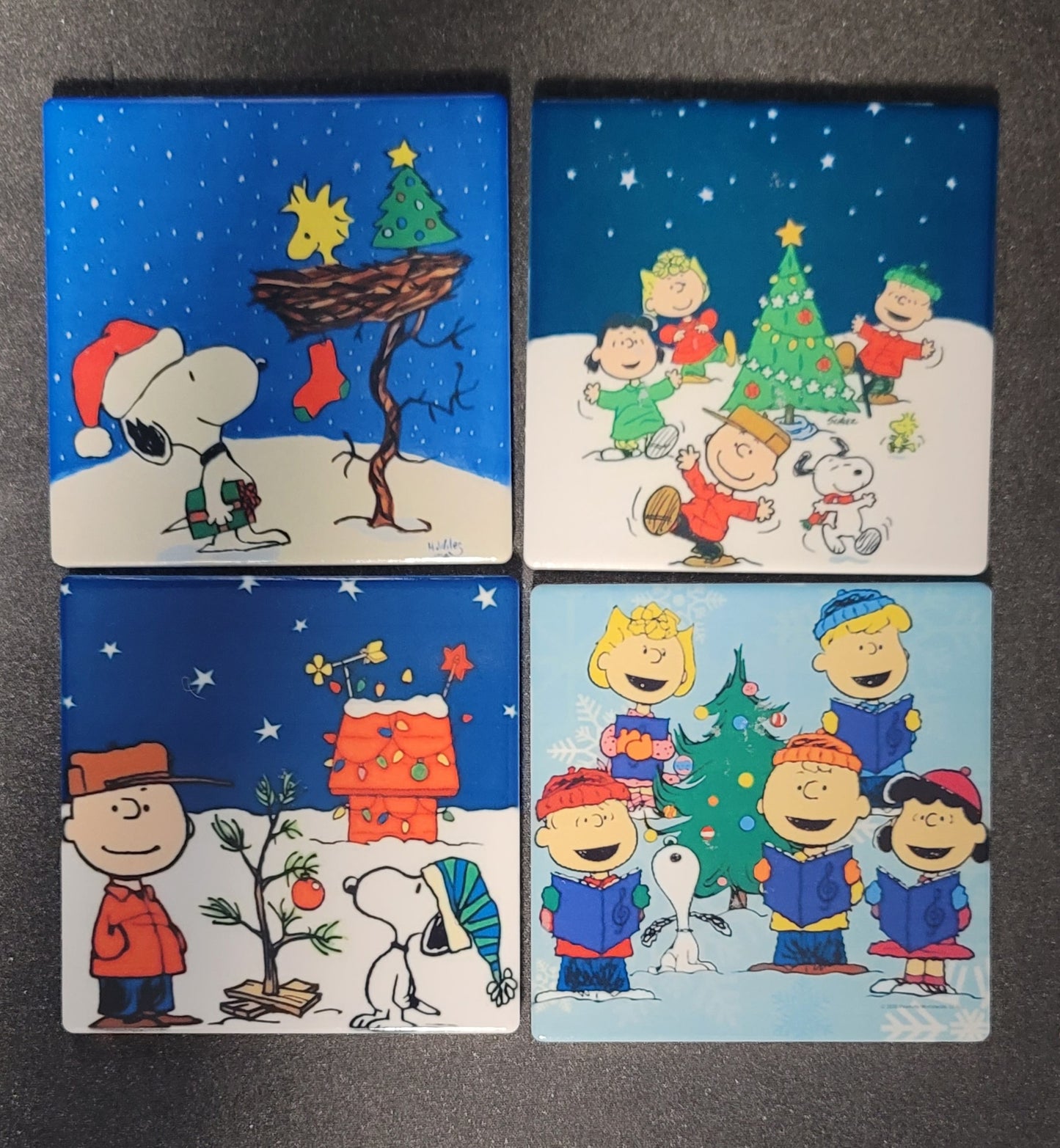 Peanuts ceramic coasters