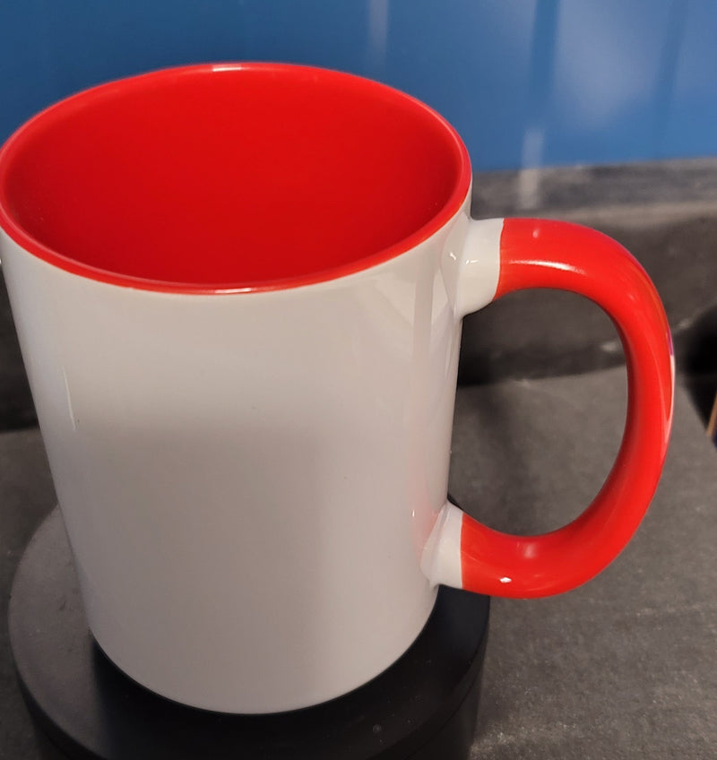 15 oz coffee mug red