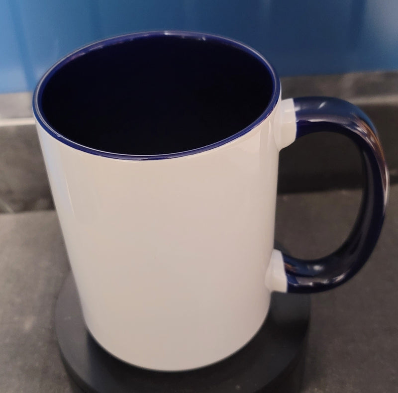15 oz coffee mug navy