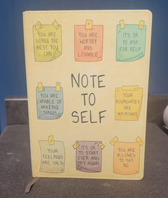 Note to Self Journal - Positive Affirmations A5 Notebook Self Love Gift