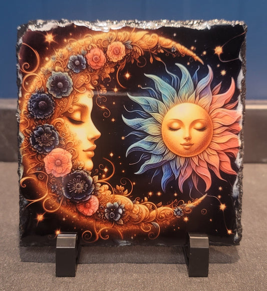 Moon face slate