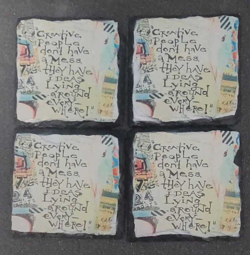 Creative people sublimated slate set