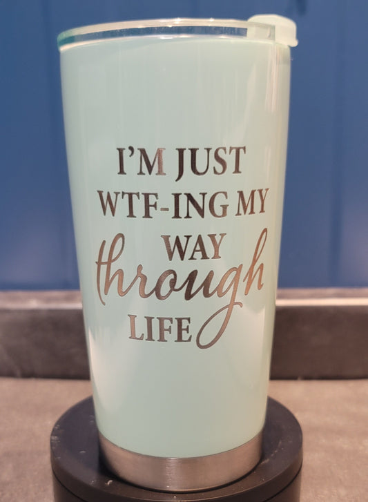20 oz Tumbler WTF Mint