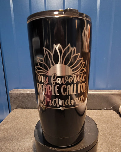 20 oz Tumbler Grandma Black DEAL
