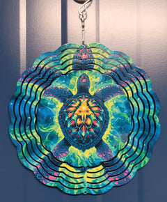 Turtle Wind Spinner – 8 Inch Garden Gift