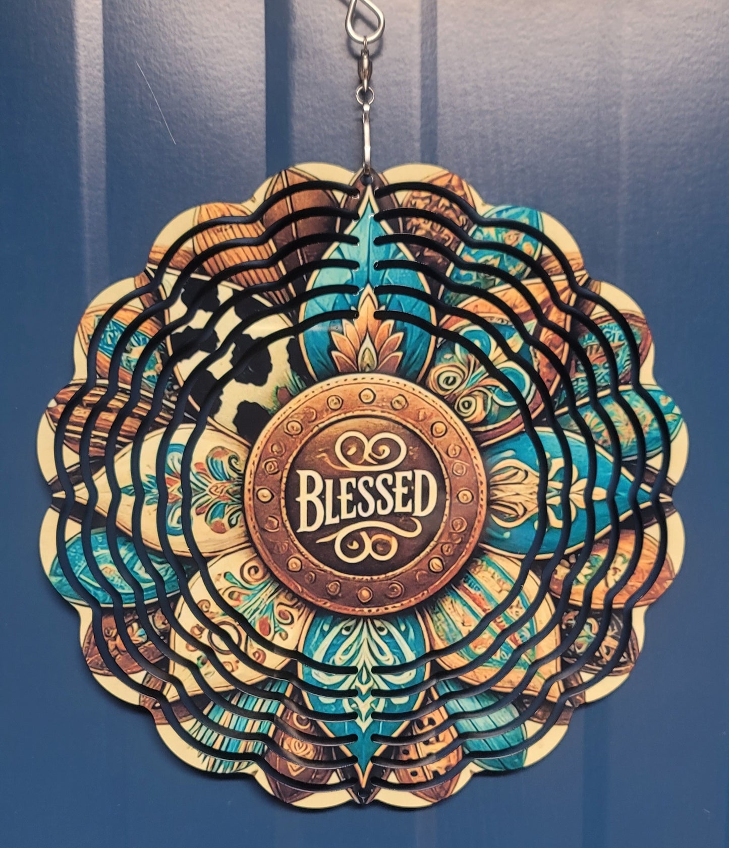 Blessed Wind Spinner – 8 Inch Inspirational Garden Gift