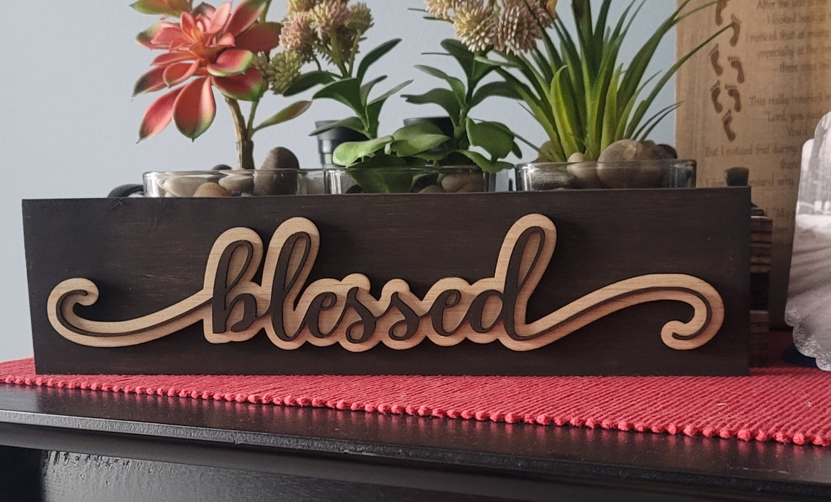 Blessed – Inspirational Wooden Sign