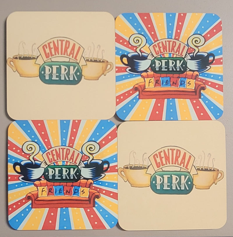 FRIENDS MDF coaster set