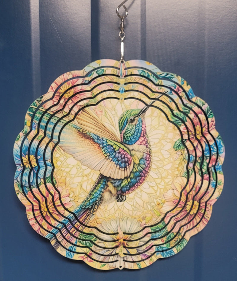 10 inch hummingbird wind spinner DEAL