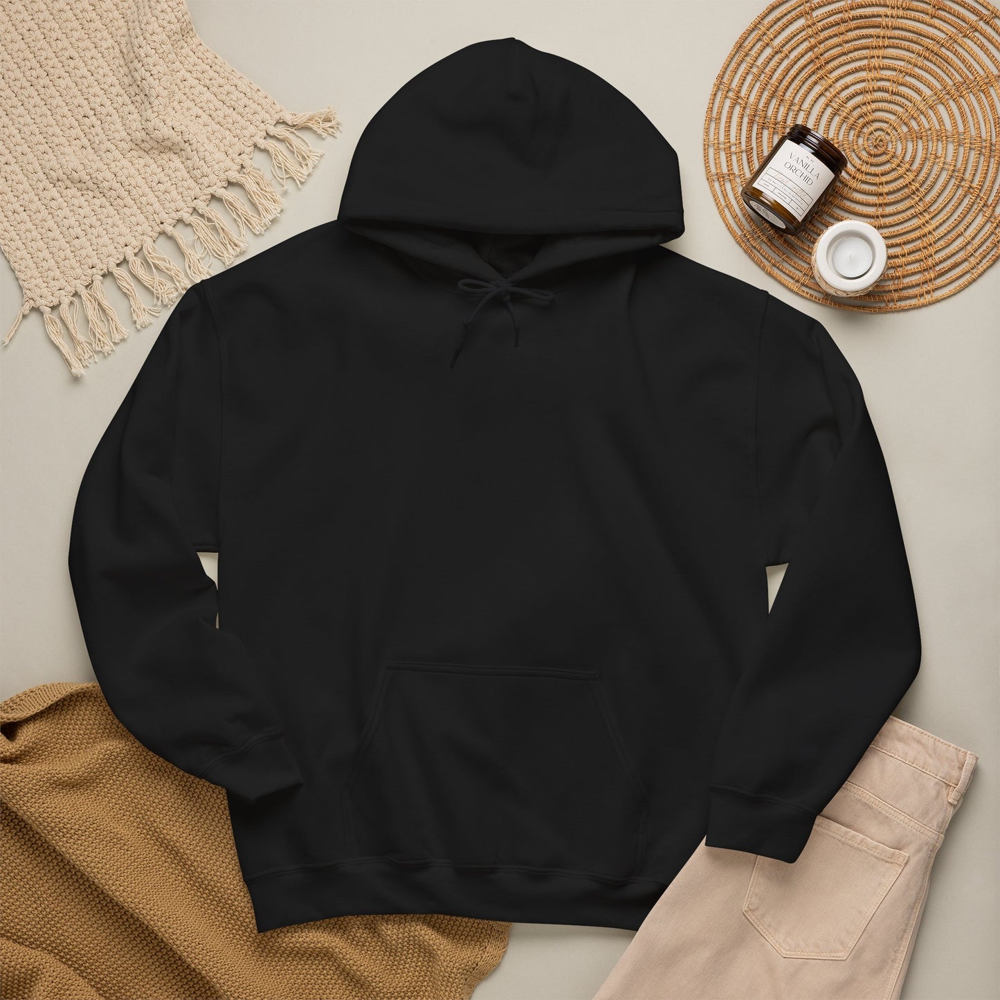 Personalized Black Hoodie – Custom Name & Design Gildan Heavy Blend