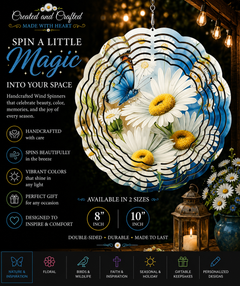 Daisy wind spinner