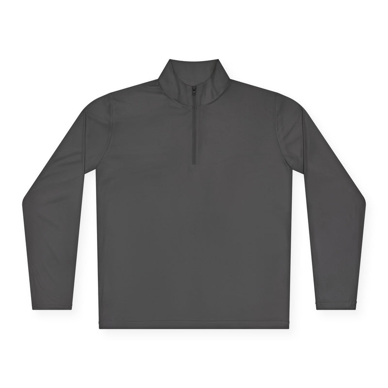 Unisex Quarter-Zip Pullover Dk Gray