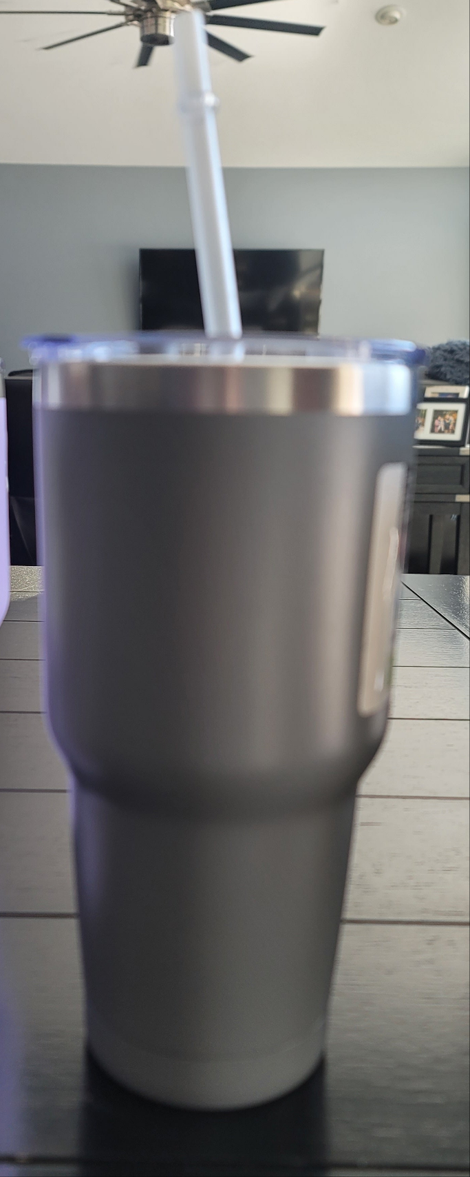30 oz tumbler with straw charcoal
