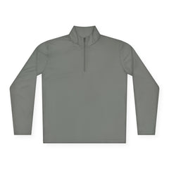 Unisex Quarter-Zip Pullover Light Gray