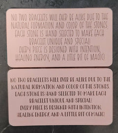 Small personalized cards (100)